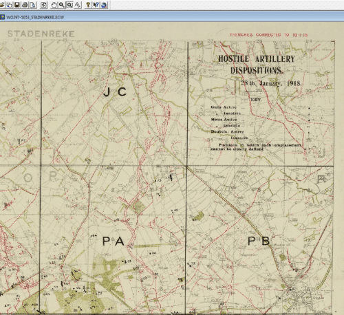 NATIONAL ARCHIVES BRITISH TRENCH MAP ATLAS
THE WESTERN FRONT 1914-18. VOLUME 2 SPECIAL SHEETS - Image 8
