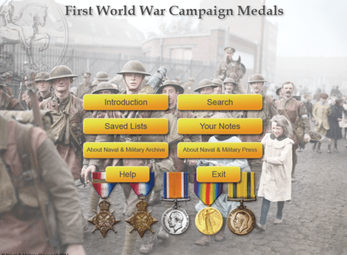 First World War Campaign Medals. 10.9 million medals • 4.6 million soldiers. Complete on one fully searchable DVD-ROM - Image 2