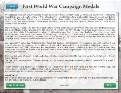First World War Campaign Medals. 10.9 million medals • 4.6 million soldiers. Complete on one fully searchable DVD-ROM - Image 3