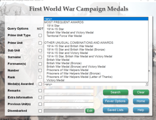 First World War Campaign Medals. 10.9 million medals • 4.6 million soldiers. Complete on one fully searchable DVD-ROM - Image 11