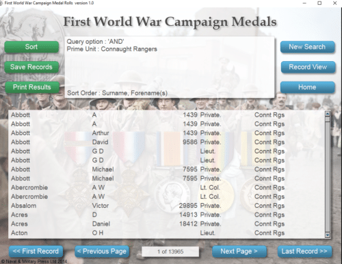 First World War Campaign Medals. 10.9 million medals • 4.6 million soldiers. Complete on one fully searchable DVD-ROM - Image 13