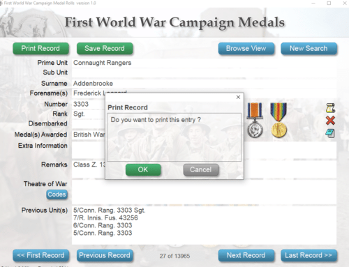 First World War Campaign Medals. 10.9 million medals • 4.6 million soldiers. Complete on one fully searchable DVD-ROM - Image 16