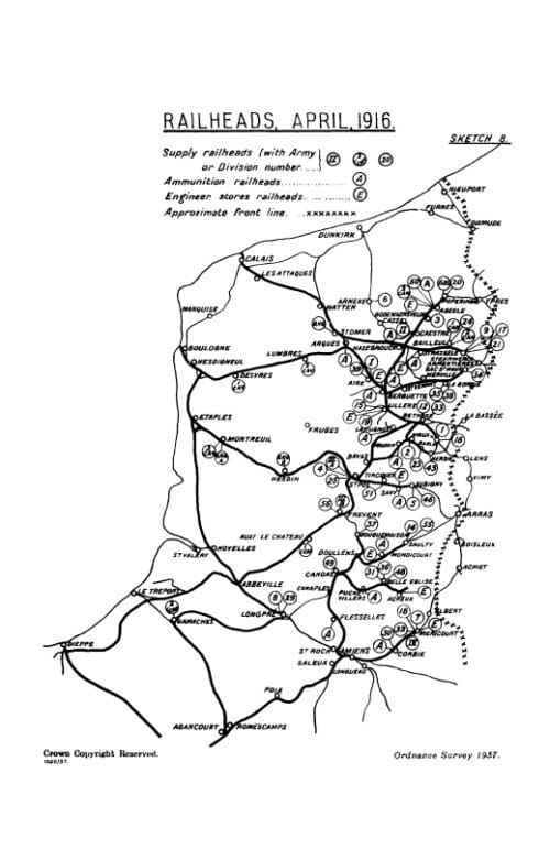 Transportation on the Western Front 1914-18. OFFICIAL HISTORY OF THE GREAT WAR. - Image 6