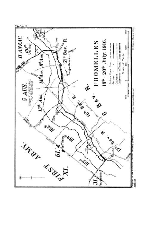 France and Belgium 1916. Vol II. 2nd July 1916 to the end of the Battles of the Somme. OFFICIAL HISTORY OF THE GREAT WAR. - Image 7