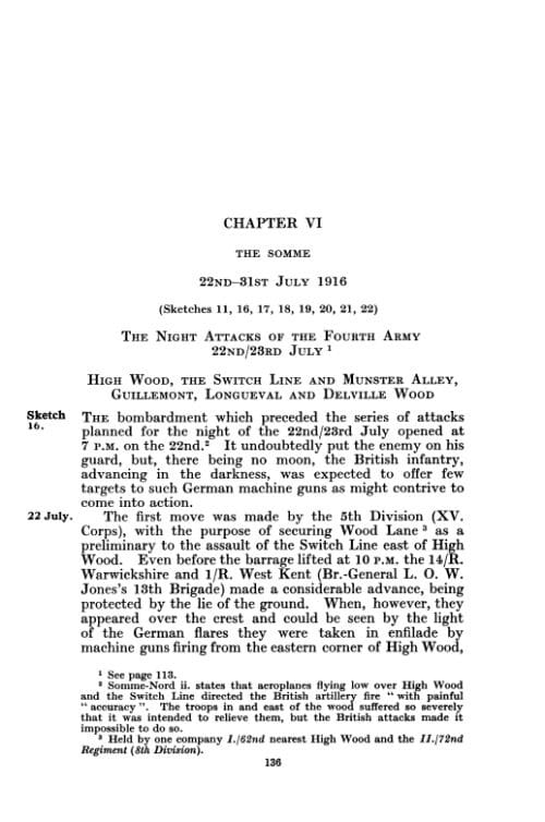 France and Belgium 1916. Vol II. 2nd July 1916 to the end of the Battles of the Somme. OFFICIAL HISTORY OF THE GREAT WAR. - Image 5