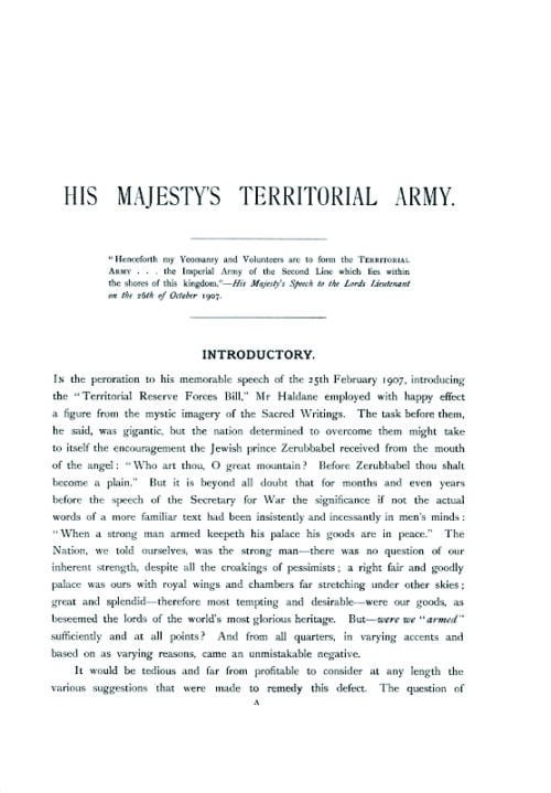 HIS MAJESTY’S TERRITORIAL ARMYA descriptive account of the Yeomanry, Artillery, Engineers and Infantry with the Army Service and Medical Corps, comprising “The King’s Imperial Army of the Second Line”. - Image 16