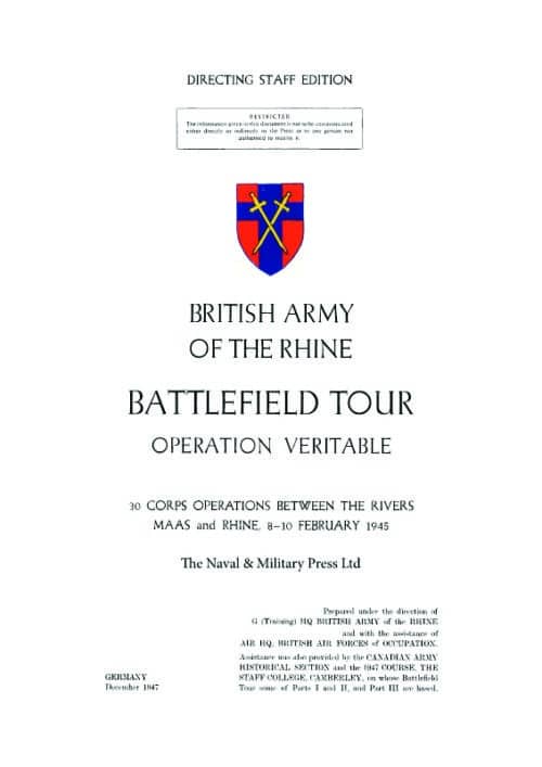 BAOR BATTLEFIELD TOUR - OPERATION VERITABLE - Directing Staff Edition - Image 6