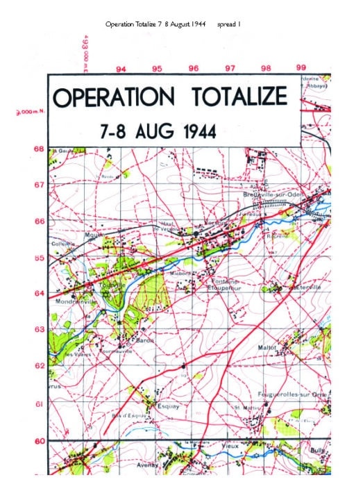 BAOR BATTLEFIELD TOUR - OPERATION TOTALIZE - Directing Staff Edition
2 Canadian Corps Operations Astride The Road Caen-Falaise 7-8 August 1944 - Image 5