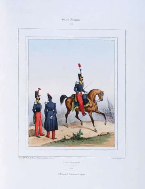 DERO-BECKER’S MILITARY GALLERY A Collection of 299 Military Costume Plates of European Nations c.1815-1855
In Three Volumes - Image 9