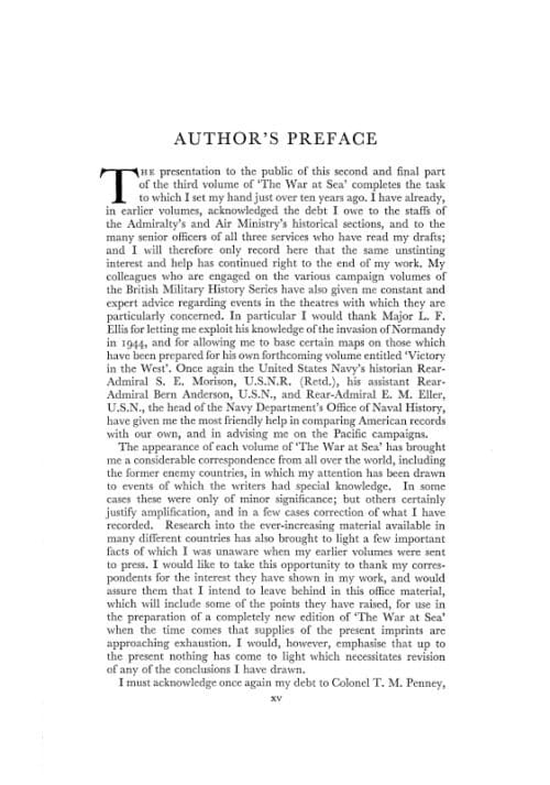 WAR AT SEA 1939-45: Volume III Part 2 The Offensive 1st June 1944-14th August 1945
OFFICIAL HISTORY OF THE SECOND WORLD WAR - Image 9