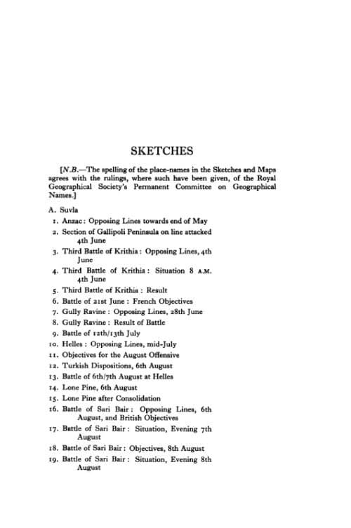 GALLIPOLI OFFICIAL HISTORY OF THE GREAT WAR MILITARY OPERATIONS ATLAS - Image 7