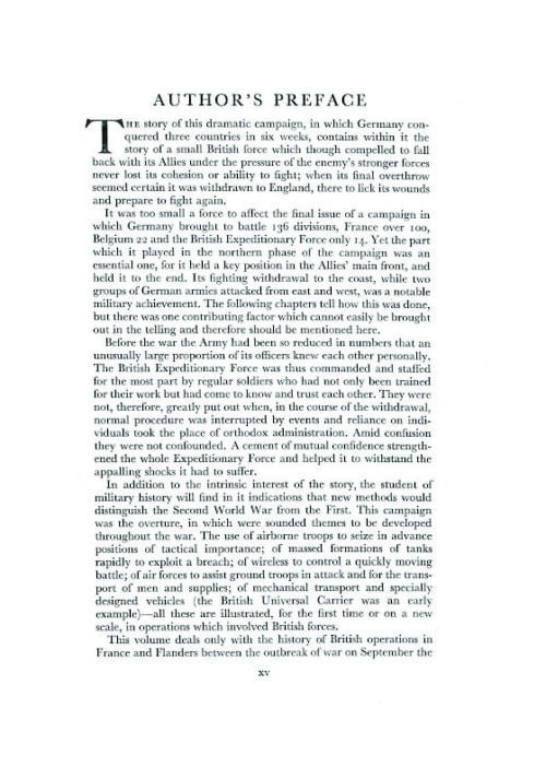 WAR IN FRANCE AND FLANDERS 1939-1940: HISTORY OF THE SECOND WORLD WAR: UNITED KINGDOM MILITARY SERIES: OFFICIAL CAMPAIGN HISTORY - Image 6