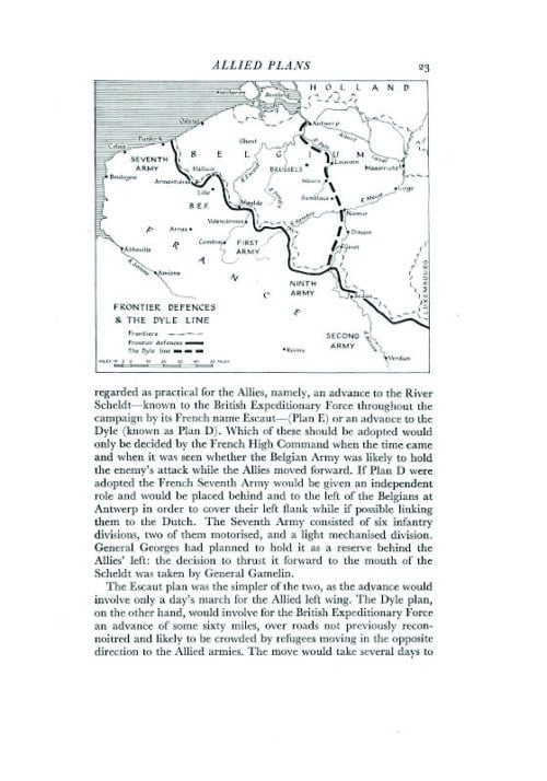 WAR IN FRANCE AND FLANDERS 1939-1940: HISTORY OF THE SECOND WORLD WAR: UNITED KINGDOM MILITARY SERIES: OFFICIAL CAMPAIGN HISTORY - Image 2