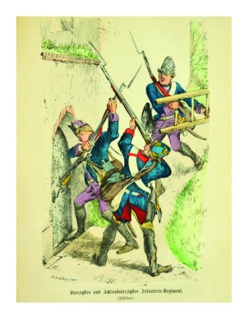 One Hundred and Fifteen Uniform Plates of the Famous Prussian Army
Under Frederick the Great, Frederick William IV and Prince Regent Wilhelm:
OMNIBUS EDITION - Image 10