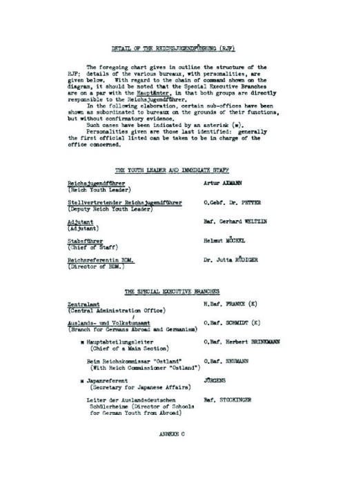 THE HITLER JUGEND
The Hitler Youth Organisation
The Original SHAEF Study - Image 3