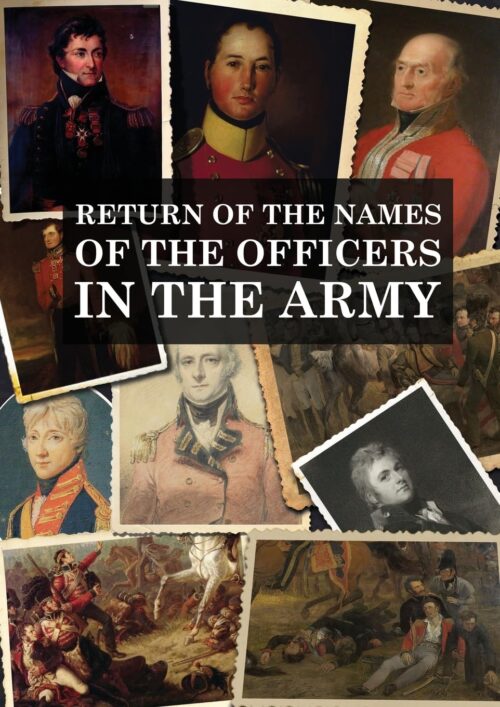 RETURN OF THE NAMES OF THE OFFICERS IN THE ARMY Who receive PENSIONS for the loss of Limbs, or for wounds etc.