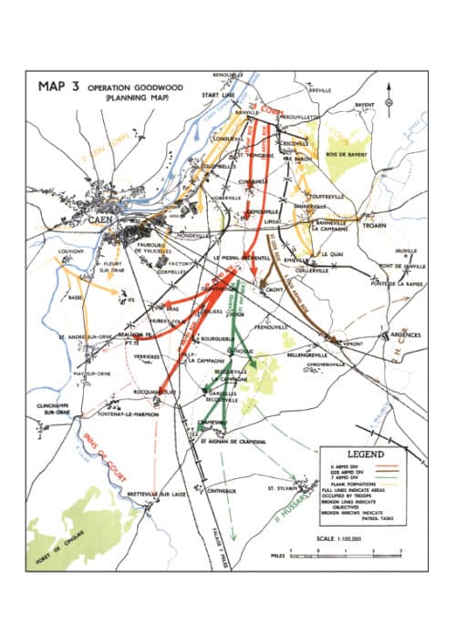 BAOR BATTLEFIELD TOUR - OPERATION GOODWOOD
Operations of 8th Corps east of Caen 1944 July 18-21 - Image 5