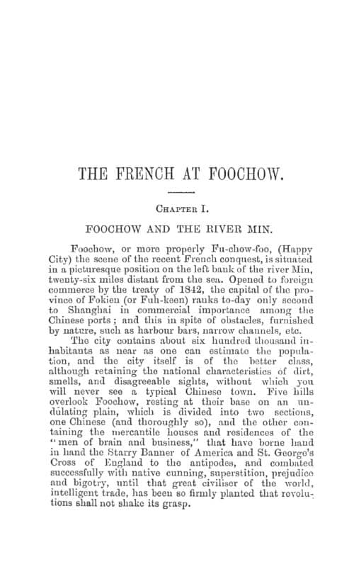 THE FRENCH AT FOOCHOW
Eyewitness Account Of The Clashes Between French And Chinese Naval Forces 1884 - Image 4