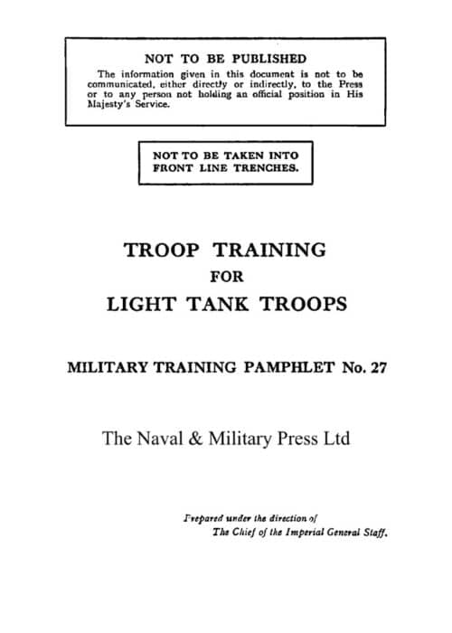 TROOP TRAINING FOR LIGHT TANK TROOPS NOVEMBER 1939 - Image 3