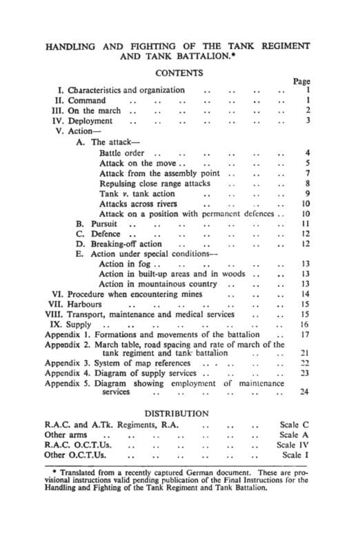 PERIODICAL NOTES ON THE GERMAN ARMY. No.36
Handling and Fighting of the German Tank Regiment and Tank Battalion - Image 5