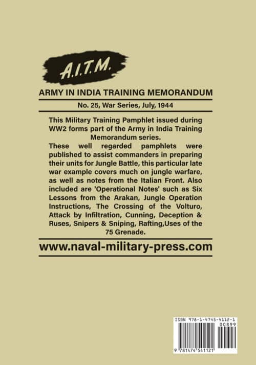 A.I.T.M., Army in India Training Memorandum No. 25War Series, July, 1944 - Image 6