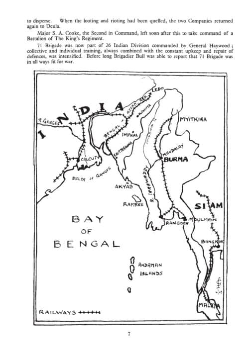 The History of the First Bn. The Lincolnshire Regiment in India, Arakan, Burma & Sumatra Sept. 1939-Oct. 1946 - Image 10