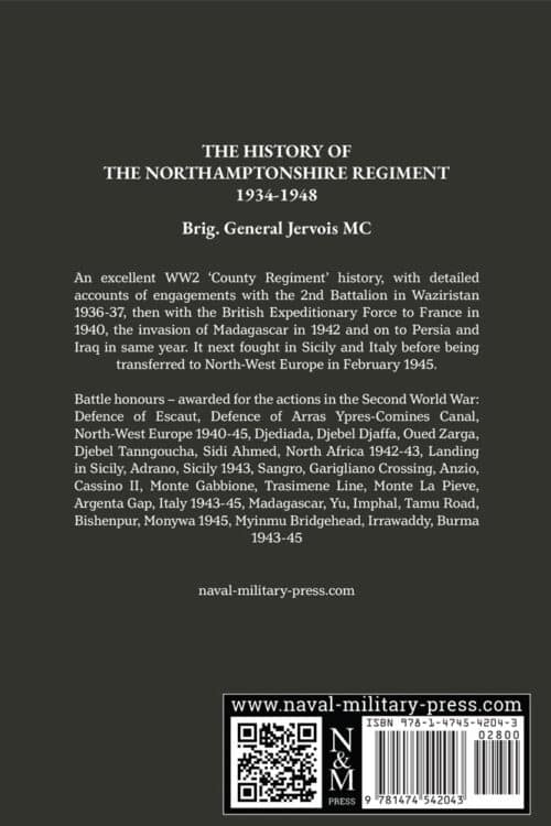 THE HISTORY OF THE NORTHAMPTONSHIRE REGIMENT 1934-1948 - Image 7