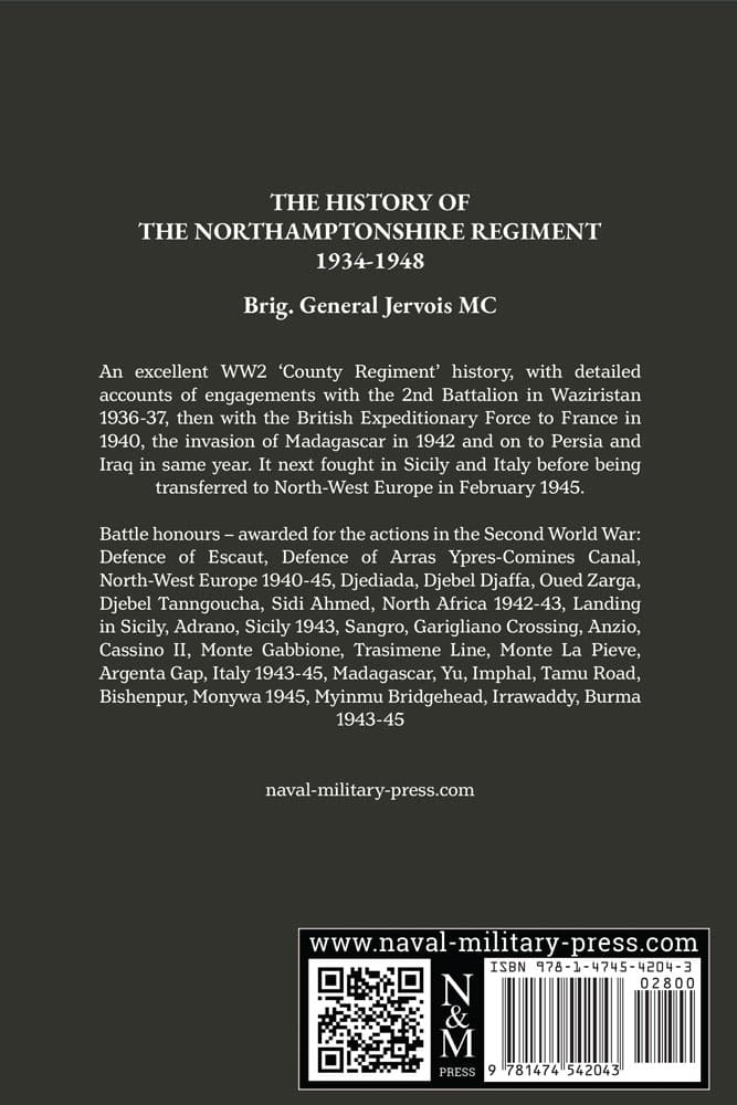 THE HISTORY OF THE NORTHAMPTONSHIRE REGIMENT 1934-1948 - Image 7