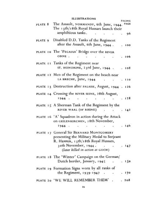 HISTORY OF THE 13th/18th ROYAL HUSSARS (Queen Mary's Own) 1922-1947 - Image 7