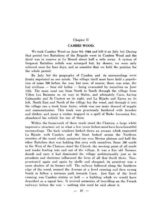 HISTORY OF THE 2nd Bn. THE ROYAL ULSTER RIFLES IN NORTH-WEST EUROPE 1944-45 - Image 12