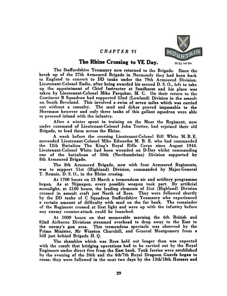 THE 8TH ARMOURED BRIGADE 1939-1945 - Image 14