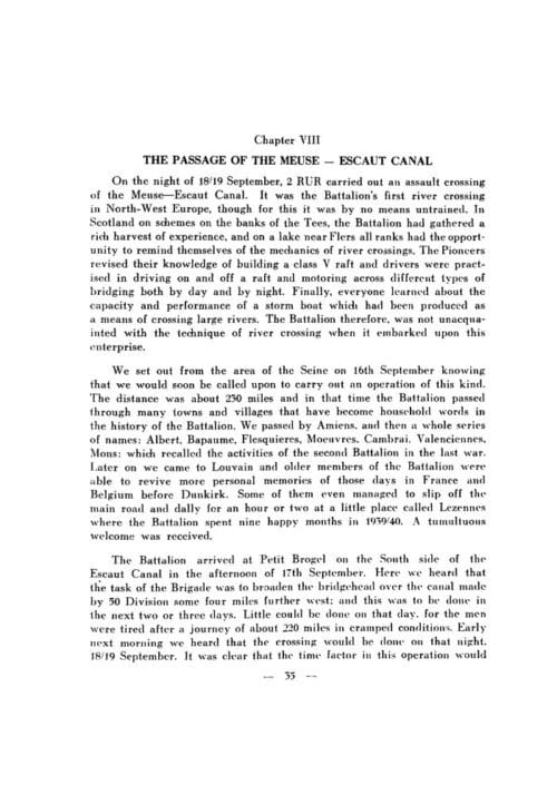 HISTORY OF THE 2nd Bn. THE ROYAL ULSTER RIFLES IN NORTH-WEST EUROPE 1944-45 - Image 8