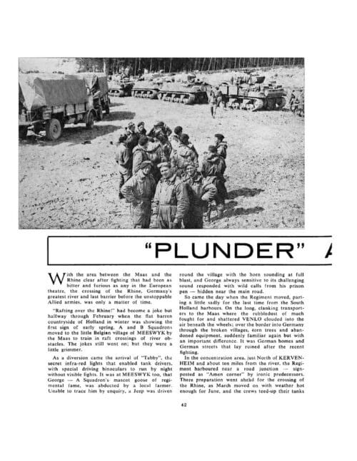 THE WESTMINSTER DRAGOONS IN NORTH-WEST EUROPE JUNE 1944 - MAY 1945 - Image 7