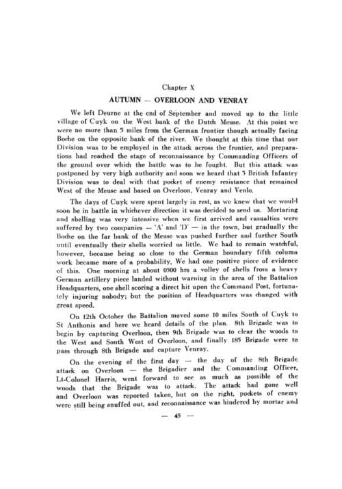 HISTORY OF THE 2nd Bn. THE ROYAL ULSTER RIFLES IN NORTH-WEST EUROPE 1944-45 - Image 18