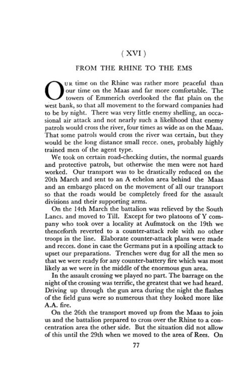 THE HISTORY OF THE 2nd Bn. THE KING’S SHROPSHIRE LIGHT INFANTRY(85th Foot) IN THE CAMPAIGN IN N.W EUROPE 1944-1945 - Image 10